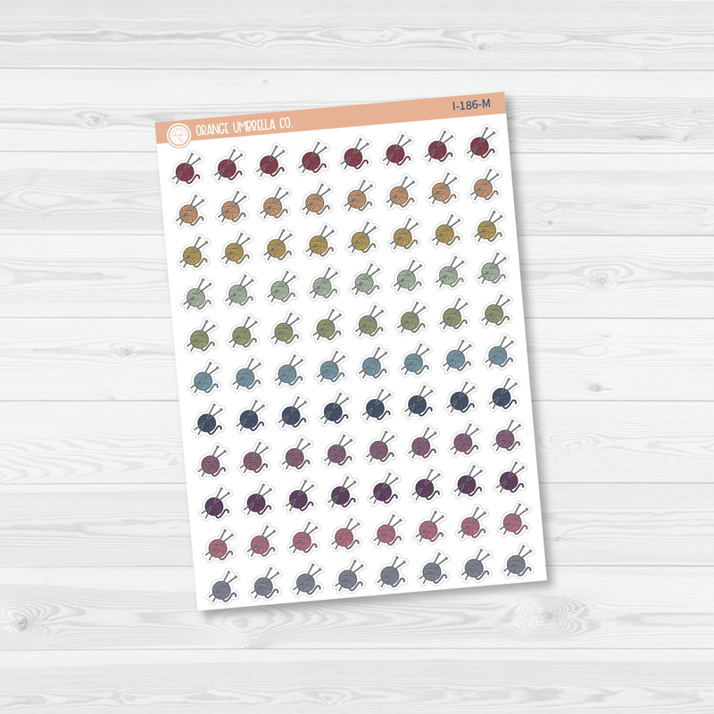 Knitting Icon Planner Stickers | I-186