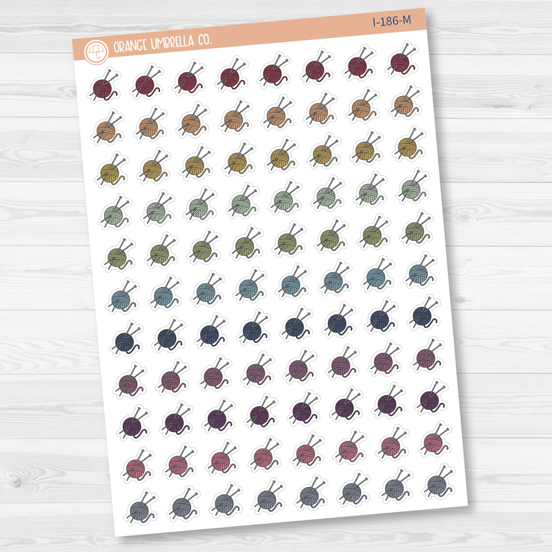 Knitting Icon Planner Stickers | I-186