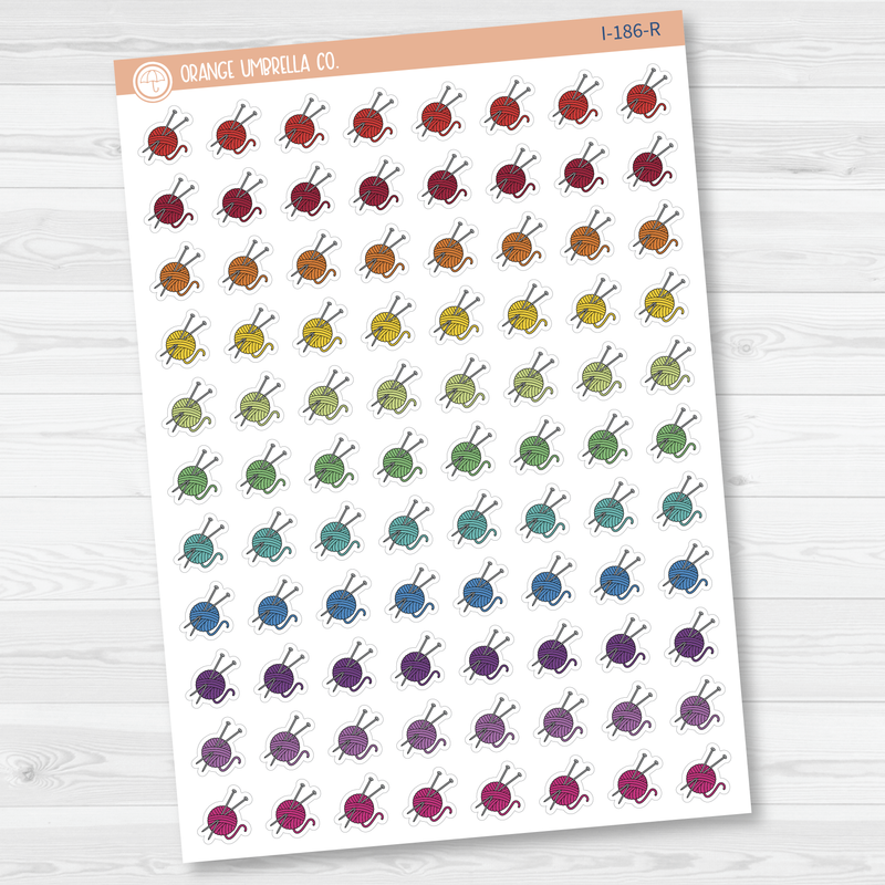 Knitting Icon Planner Stickers | I-186