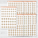 Spazz Emotions Icon Planner Stickers | I-191 - I-199