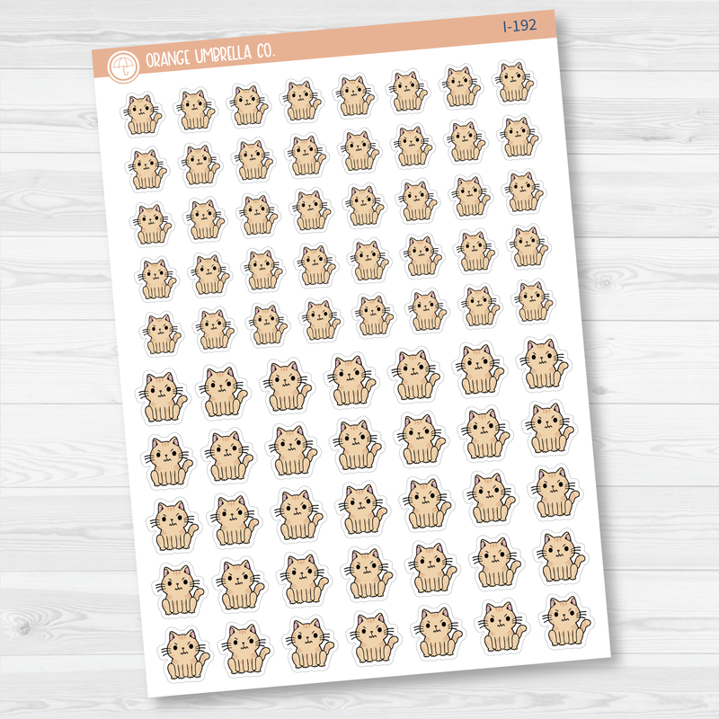 Spazz Emotions Icon Planner Stickers | I-191 - I-199