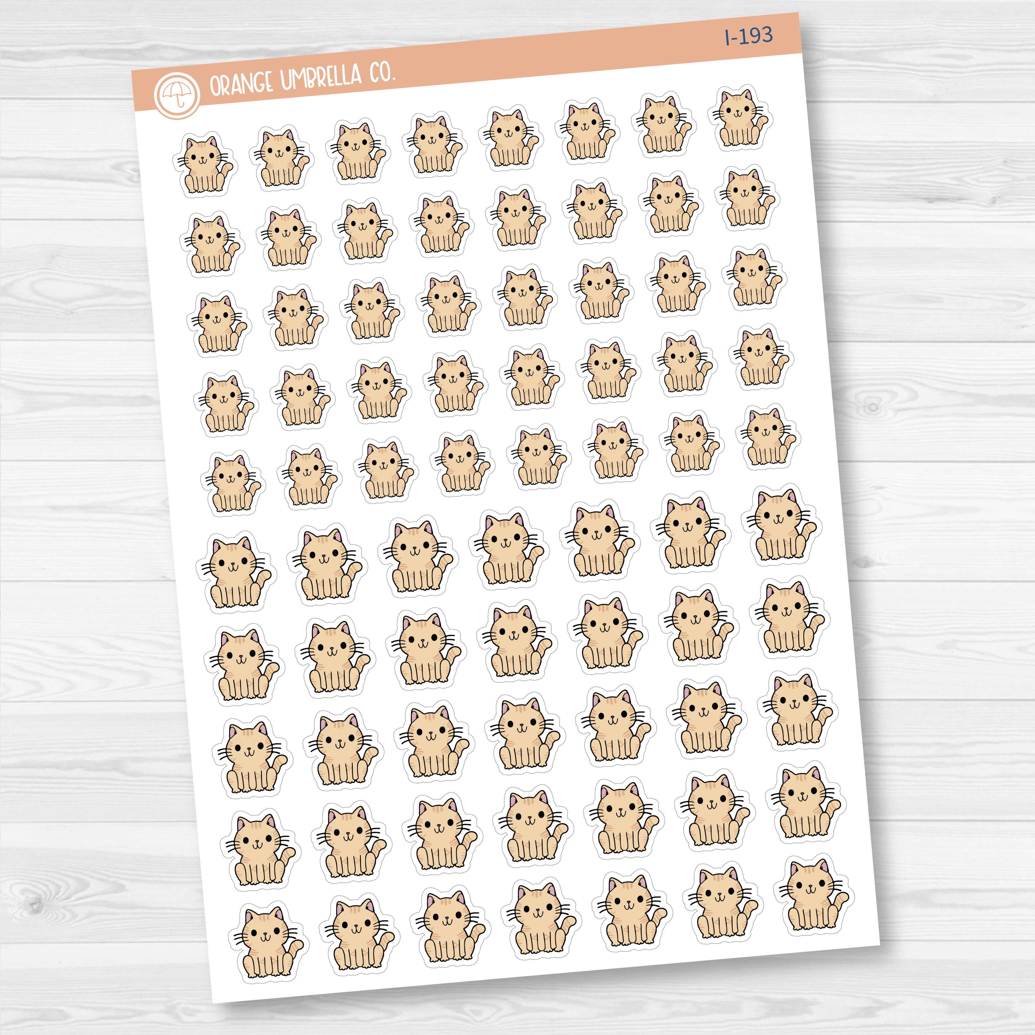 Spazz Emotions Icon Planner Stickers | I-191 - I-199