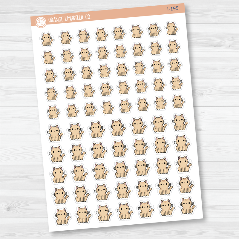 Spazz Emotions Icon Planner Stickers | I-191 - I-199