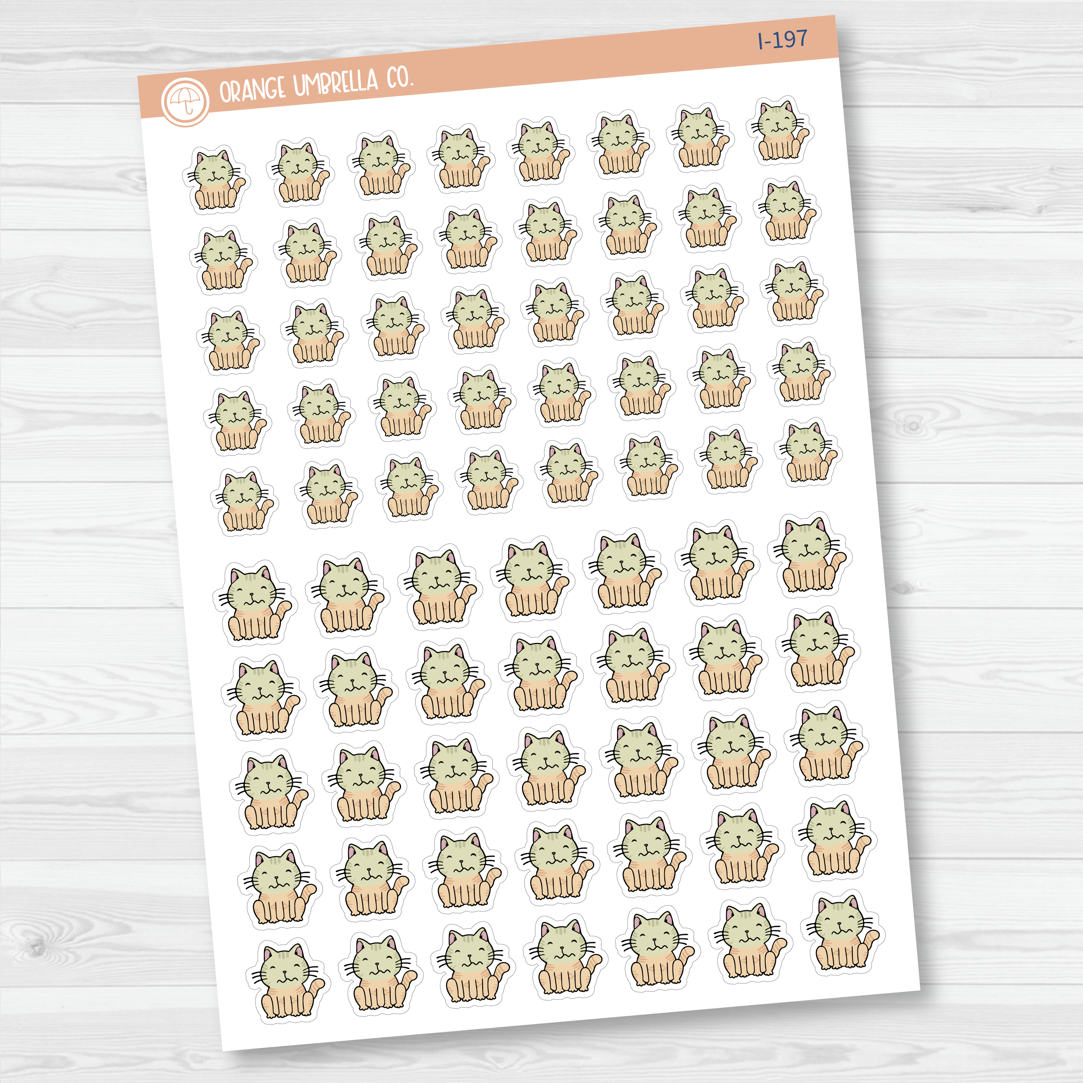 Spazz Emotions Icon Planner Stickers | I-191 - I-199