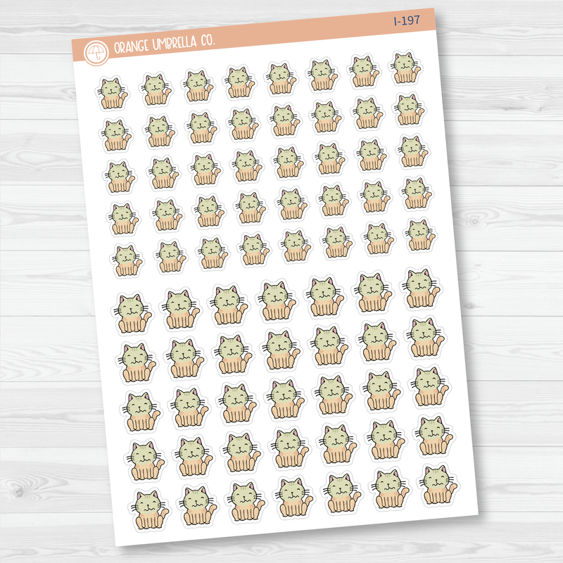 Spazz Emotions Icon Planner Stickers | I-191 - I-199