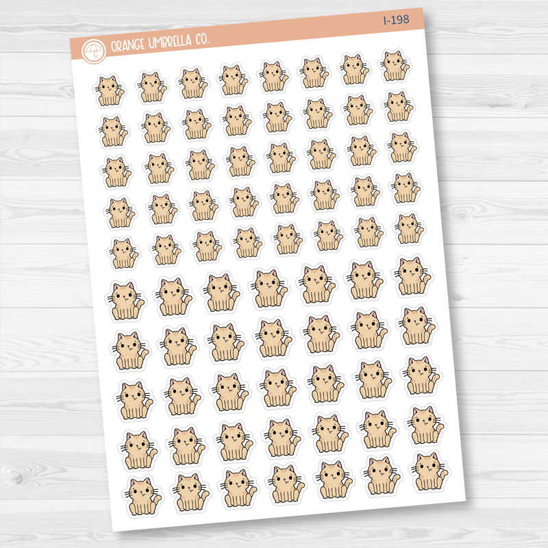 Spazz Emotions Icon Planner Stickers | I-191 - I-199