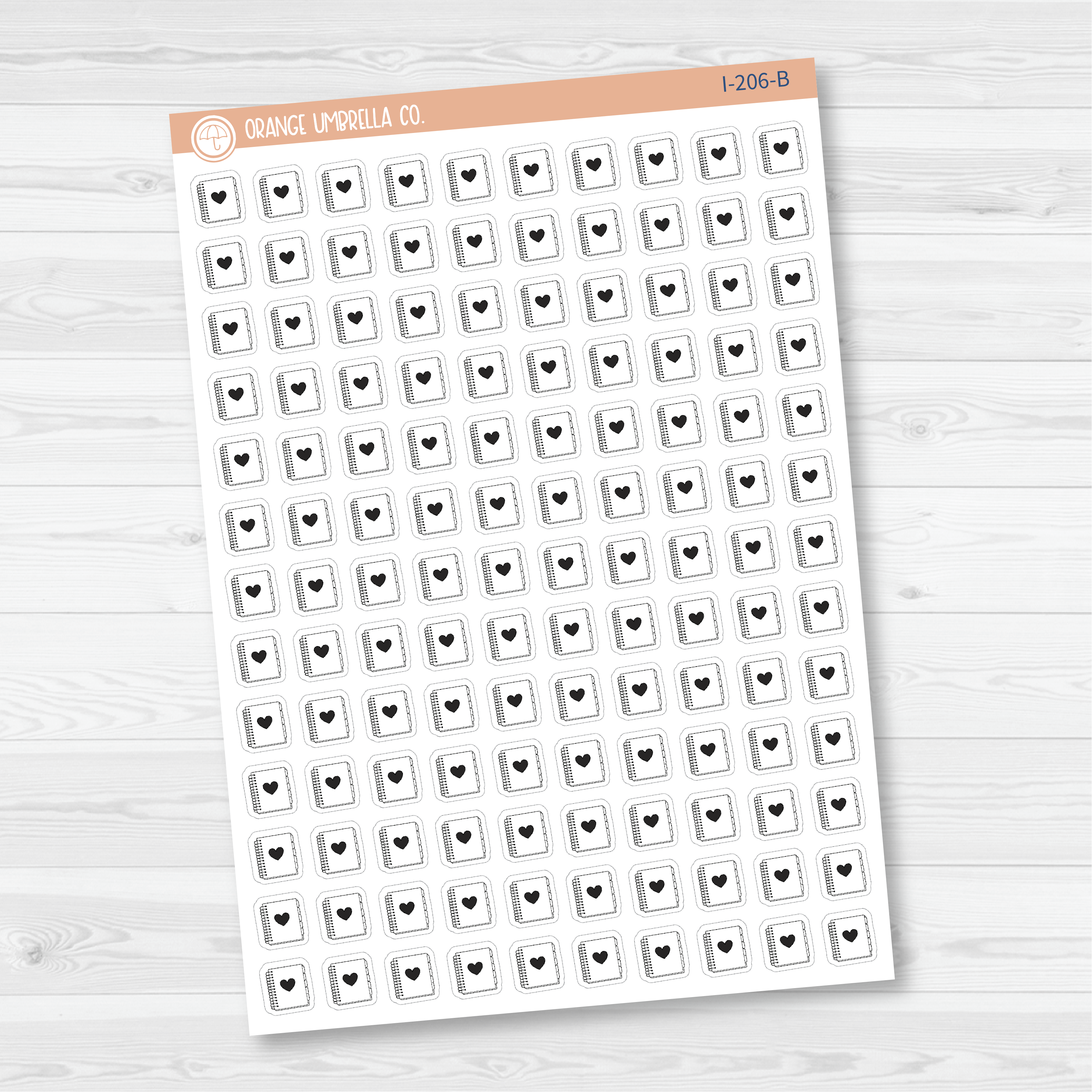 Planner Time Doodle Icon Planner Stickers | I-206