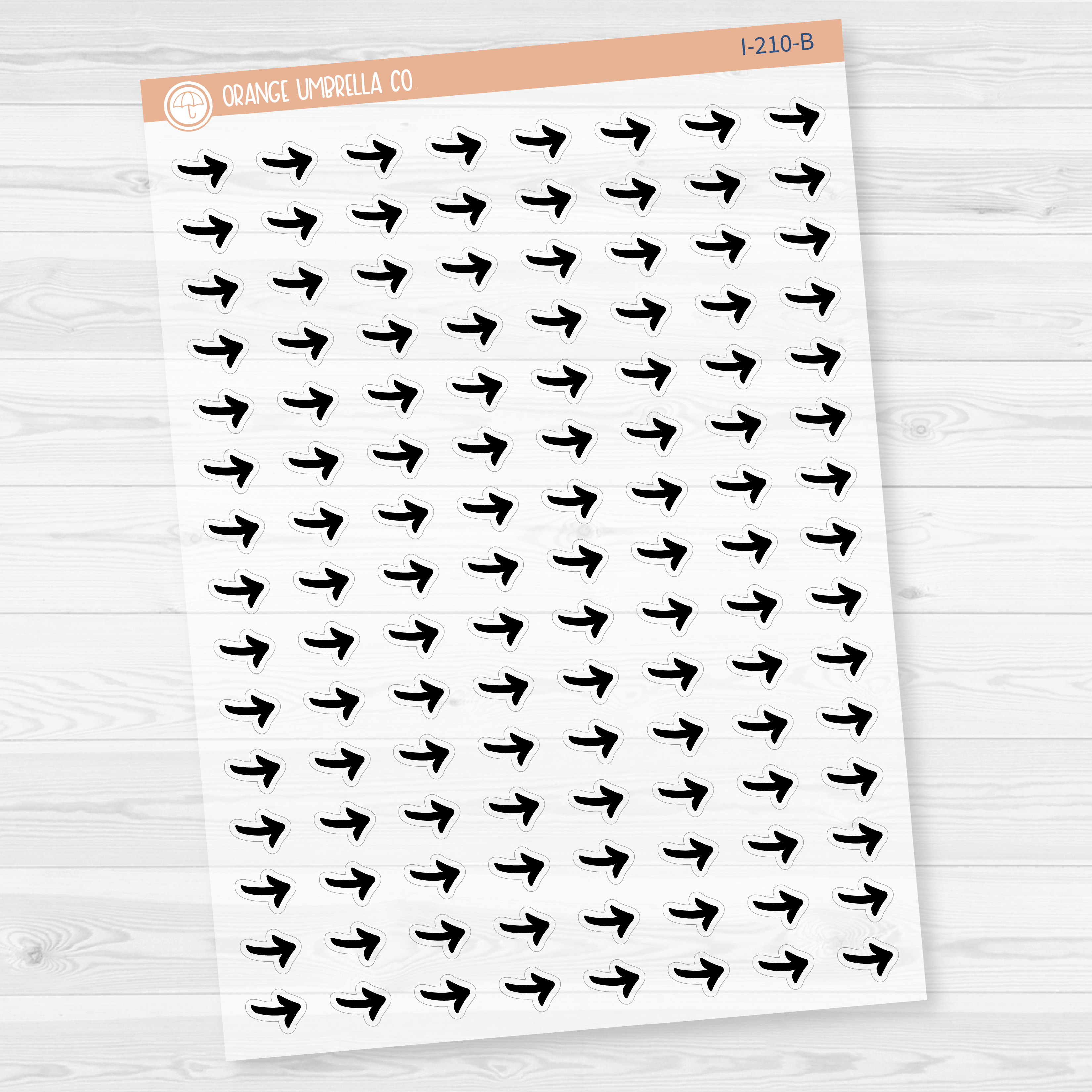 Arrow Icon Planner Stickers | Migrate Tasks Arrows | I-210