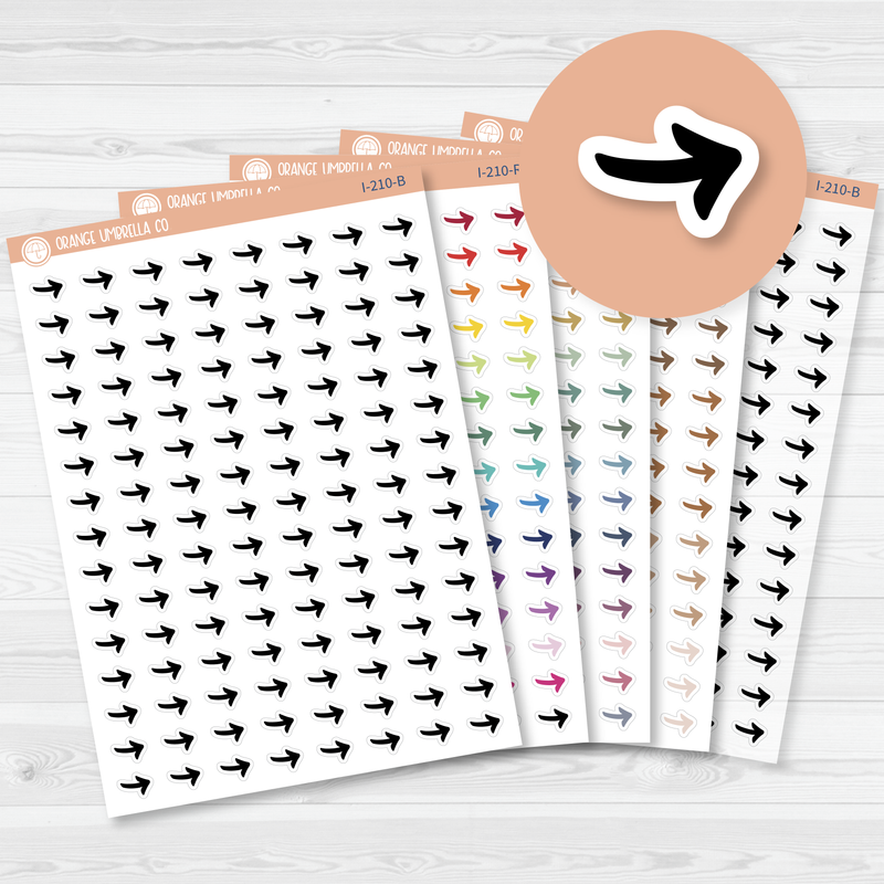 Arrow Icon Planner Stickers | I-210