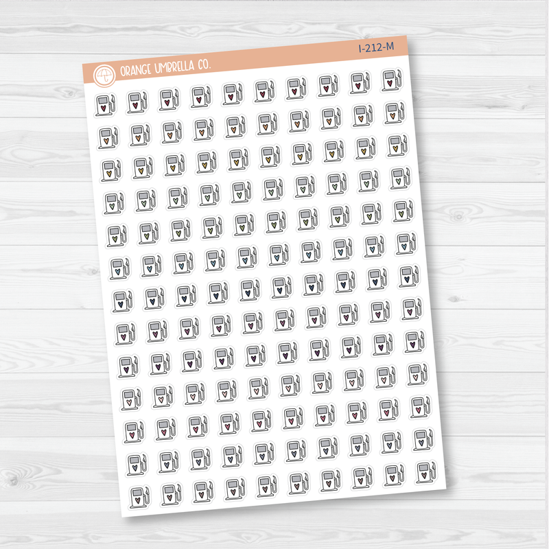 Fuel Up Icon Planner Stickers | I-212