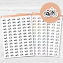 Bicycle/Bike Icon Planner Stickers | I-223
