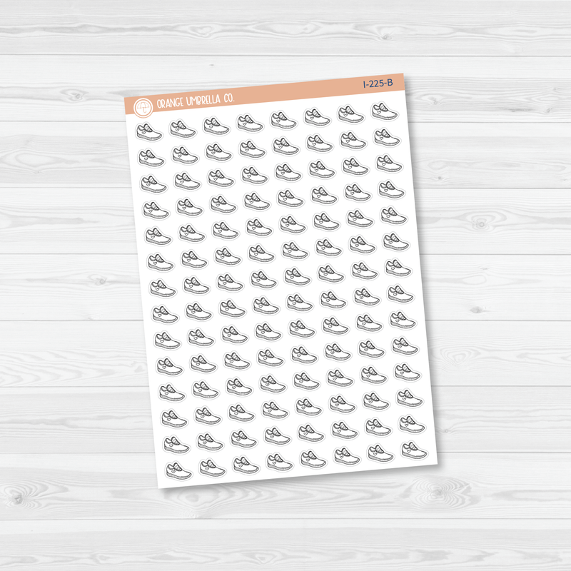 Gym Shoes Icon Planner Stickers | I-225