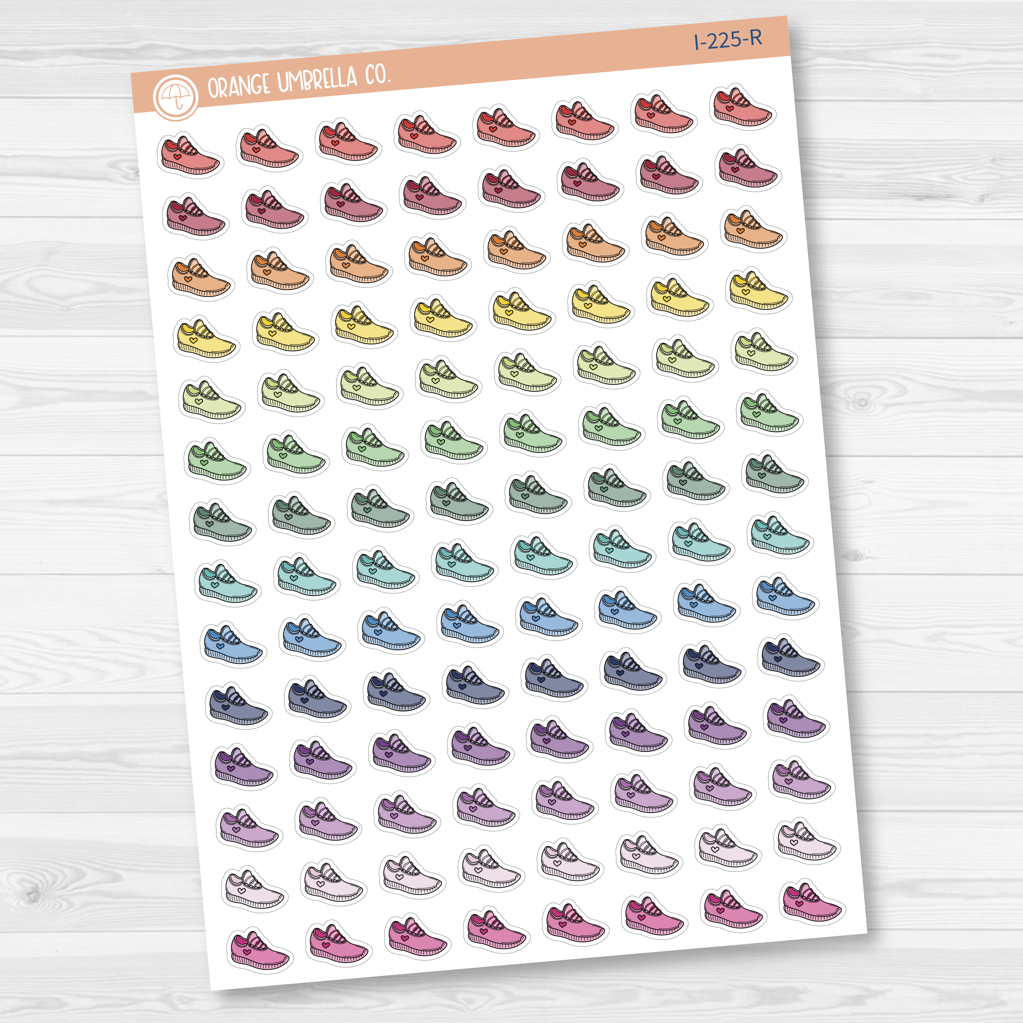 Gym Shoes Icon Planner Stickers | I-225