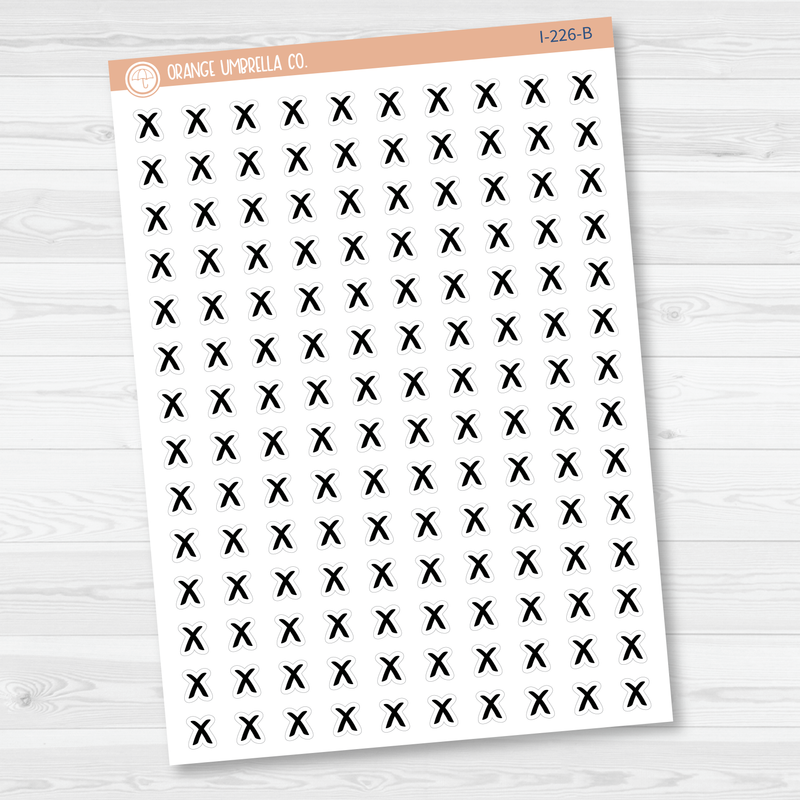 X / Cancelled Icon Planner Stickers | I-226