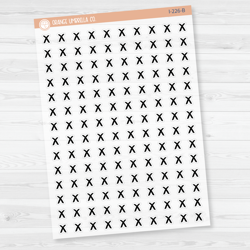 X / Cancelled Icon Planner Stickers | I-226