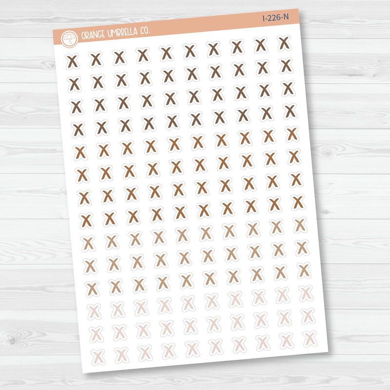 X / Cancelled Icon Planner Stickers | I-226