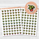 Hand Doodled Houseplant Icon Planner Stickers | I-227