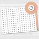 Budgeting Mixed Icon Planner Stickers | I-229-B