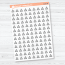 Simple Church Icons | Clear Matte Faith Planner Stickers | I-232-BCM