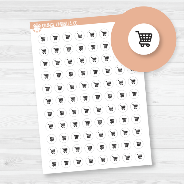 Grocery Budget Icon Planner Stickers | I-235-B