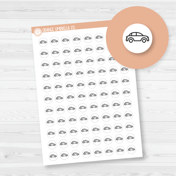 Car Payment/Insurance Budget Icon Planner Stickers | I-237