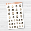 Spazz Cat Bikini Swim Suit Icon Planner Stickers | I-251