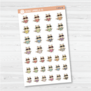 Spazz Cat Bikini Swim Suit Icon Planner Stickers | I-251