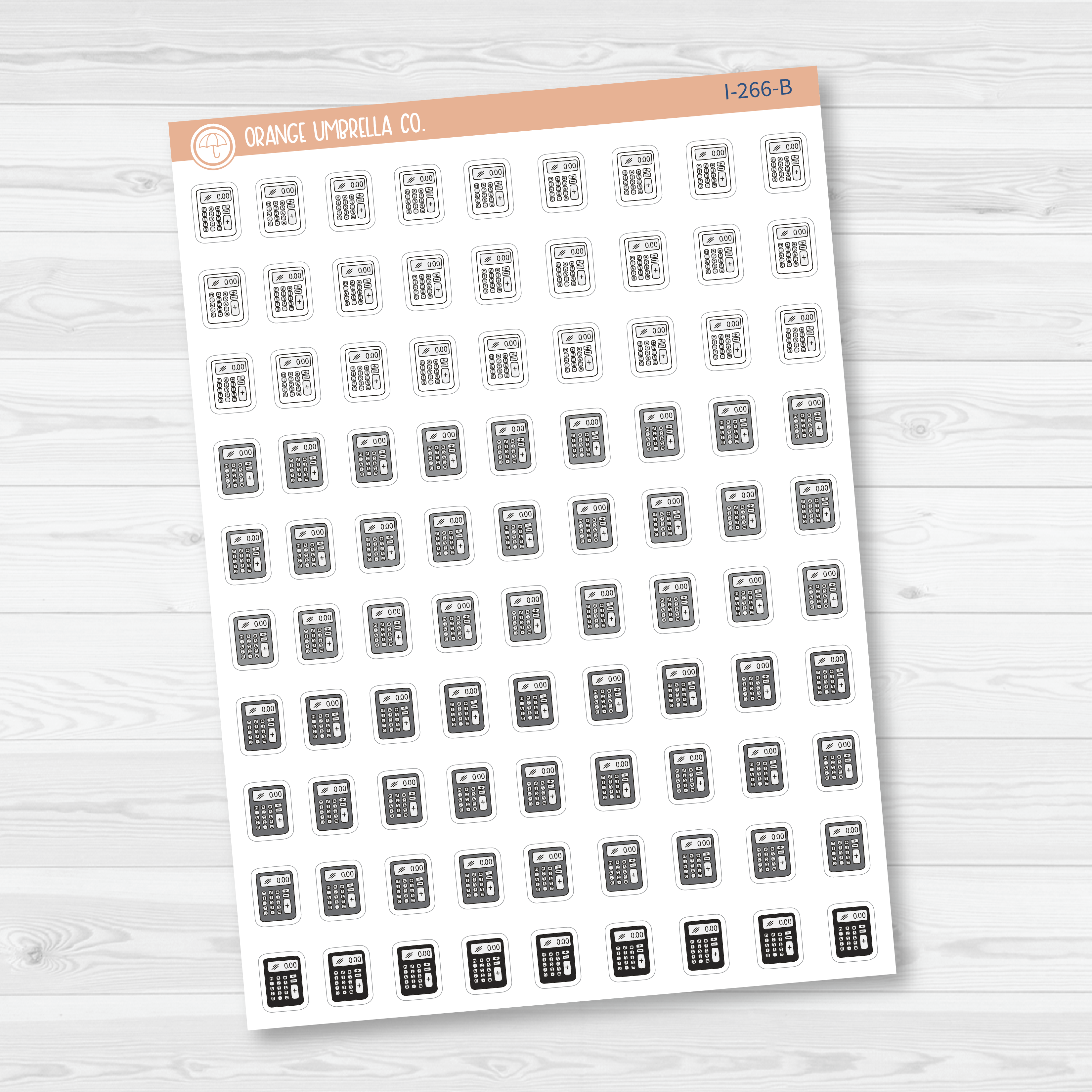 Budget Time Calculator Icon Planner Stickers | I-266