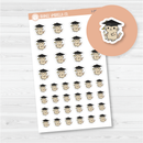 Spazz Cat Graduation Icon Planner Stickers | I-268