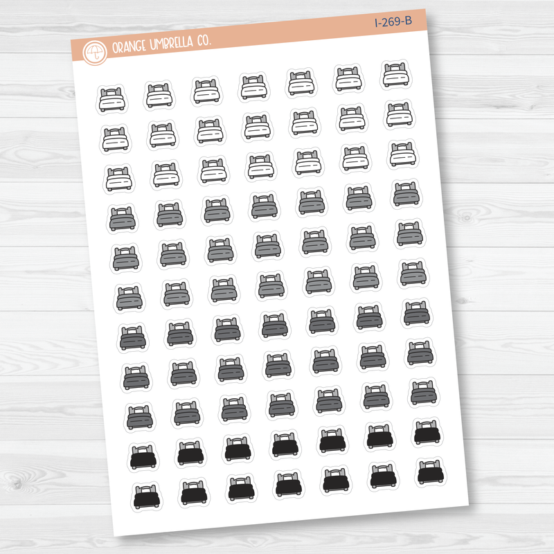 Make Bed/Wash Sheets Icon Planner Stickers | I-269