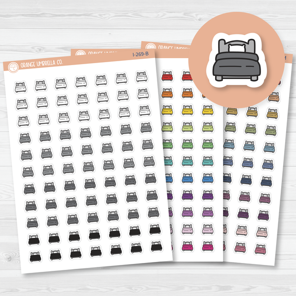 Make Bed/Wash Sheets Icon Planner Stickers | I-269