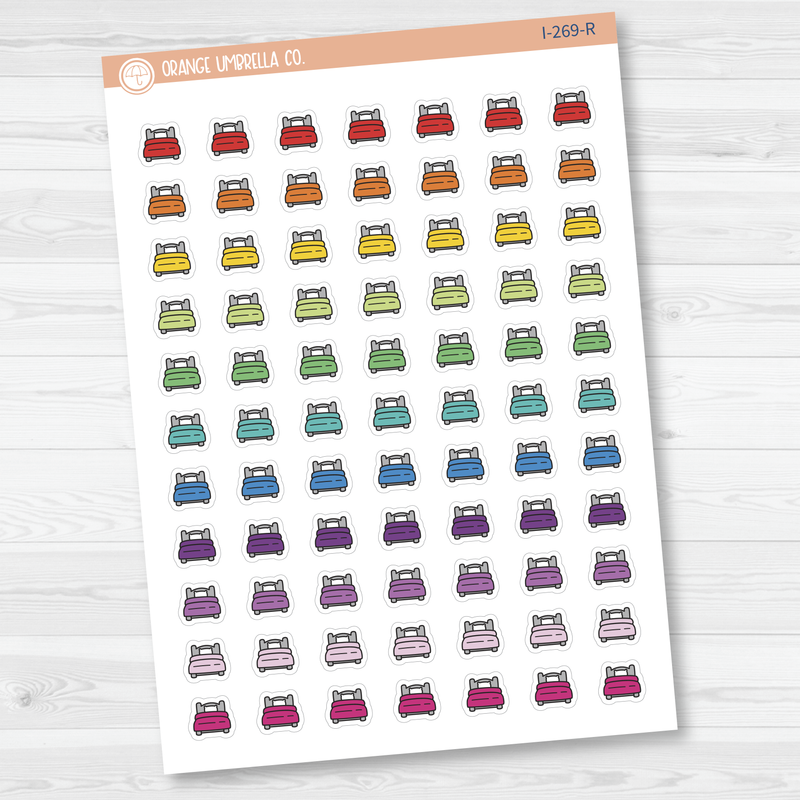 Make Bed/Wash Sheets Icon Planner Stickers | I-269