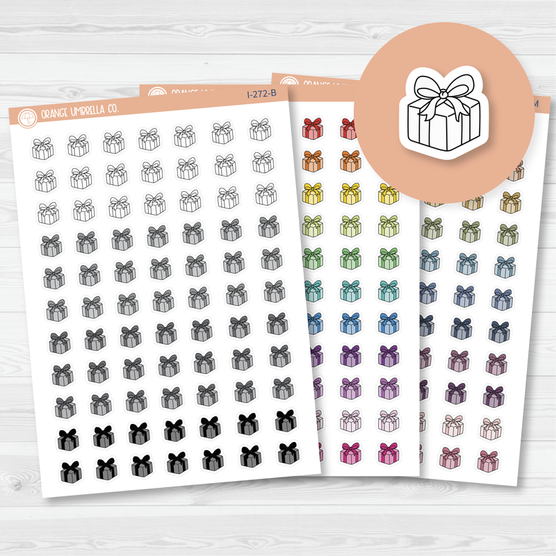 Gift Icon Planner Stickers | I-272