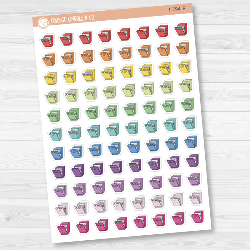 Dishwasher Icon Planner Stickers | I-294