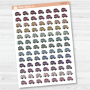 Food Truck Hand Doodled Icon Planner Stickers | I-299