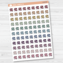 Book Stack Icon Planner Stickers | I-315