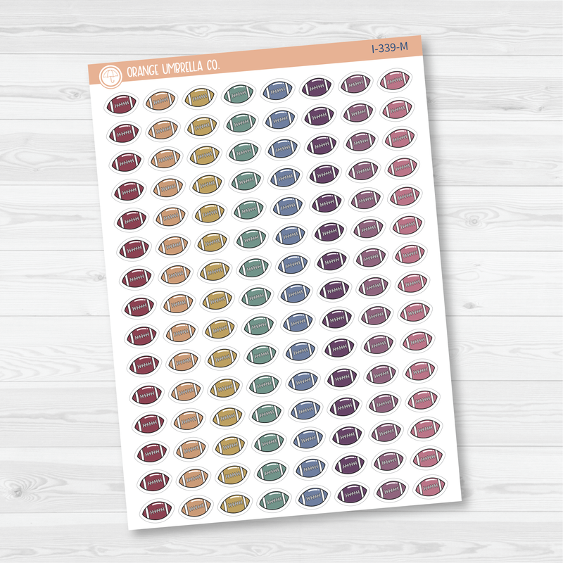 Football Icon Planner Stickers | I-339