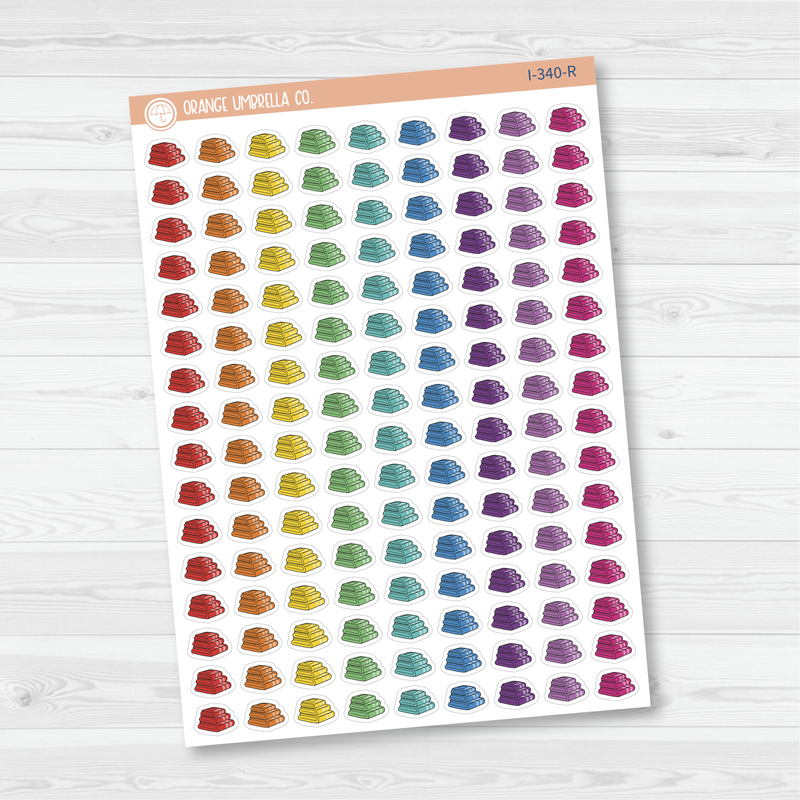 Towels Stack Icon Planner Stickers | I-340