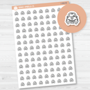 Car Doodle Icon Planner Stickers | I-342-B