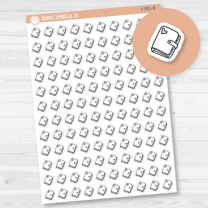 Planner/Journal Doodle Icon Planner Stickers | I-355-B