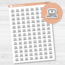 LAPTOP Doodle Icon Planner Stickers | I-369-B