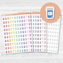 Rx/Prescription Medicine Icon Planner Stickers | I-337