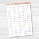 Glasses Doodle Icon Planner Stickers | I-379