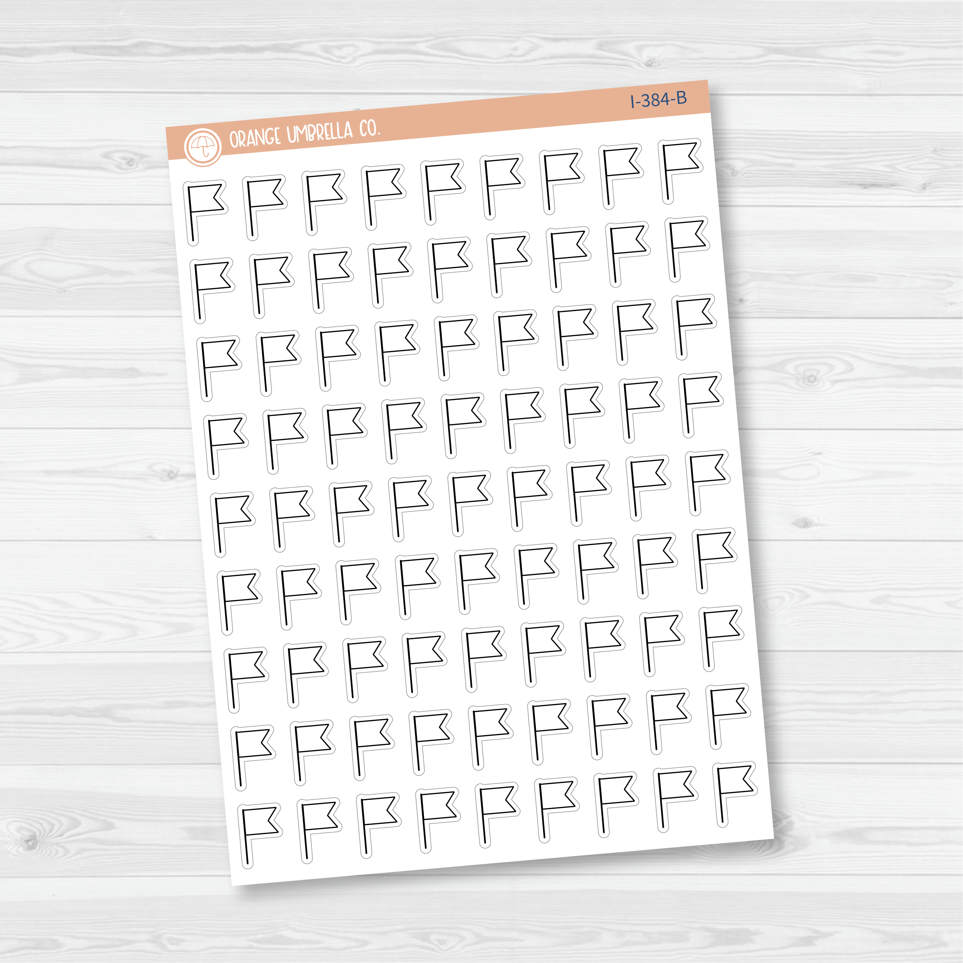Priority Flag Icon Planner Stickers | I-384