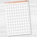 Hand Doodled Book Icon Planner Stickers | I-397