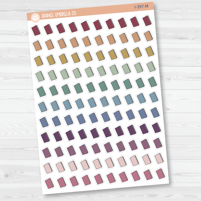 Hand Doodled Book Icon Planner Stickers | I-397