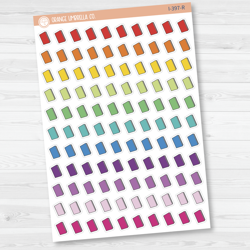 Hand Doodled Book Icon Planner Stickers | I-397