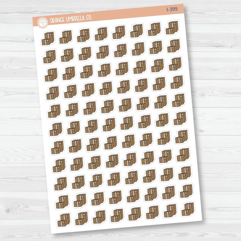 Moving Boxes Icon Planner Stickers | I-399