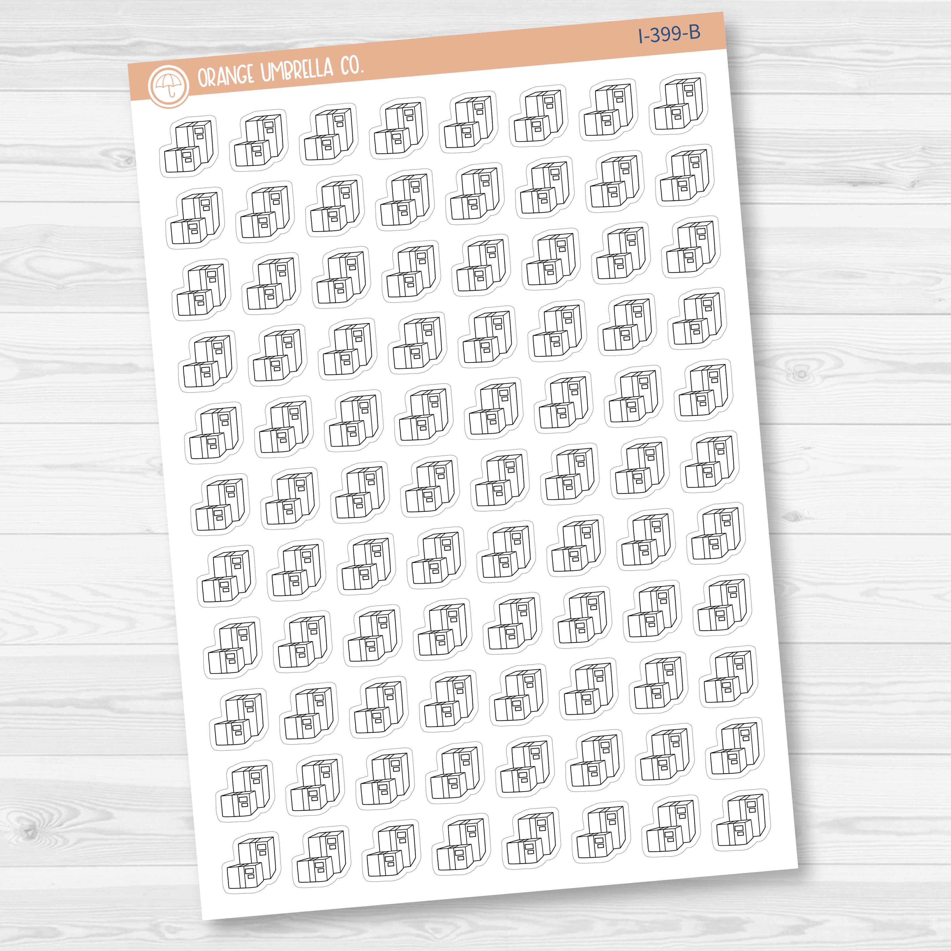 Moving Boxes Icon Planner Stickers | I-399
