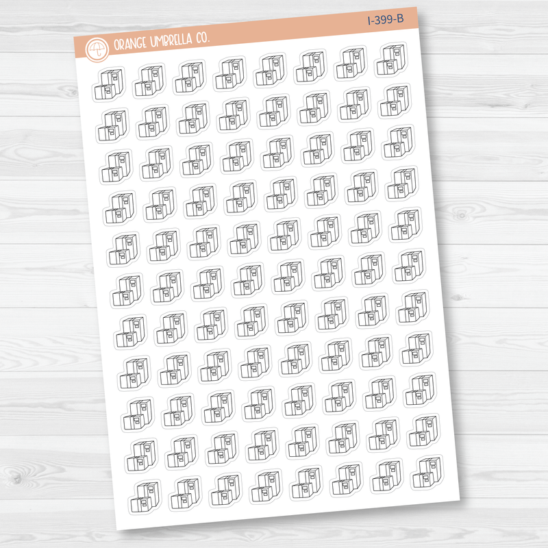 Moving Boxes Icon Planner Stickers | I-399